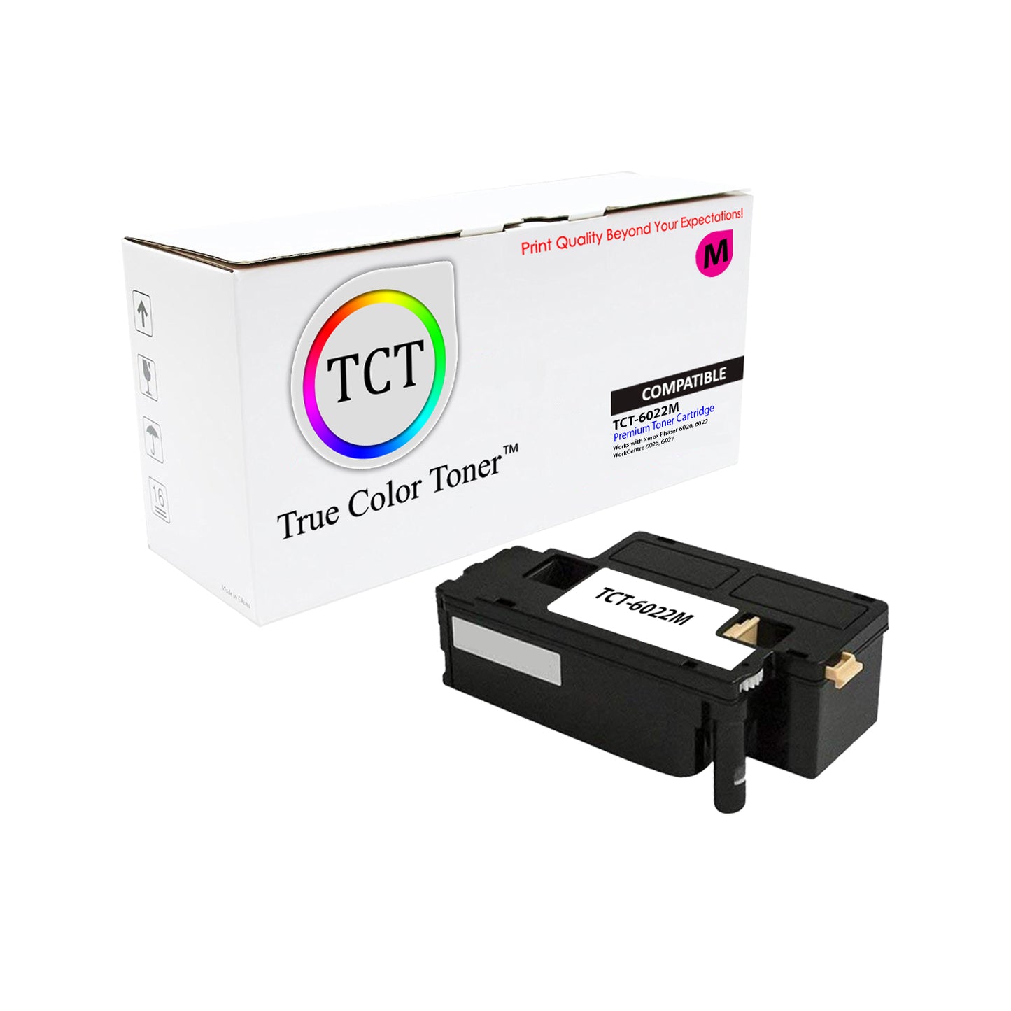 TCT Compatible Toner Cartridge Replacement for the Xerox 6022 Series - 1 Pack Magenta