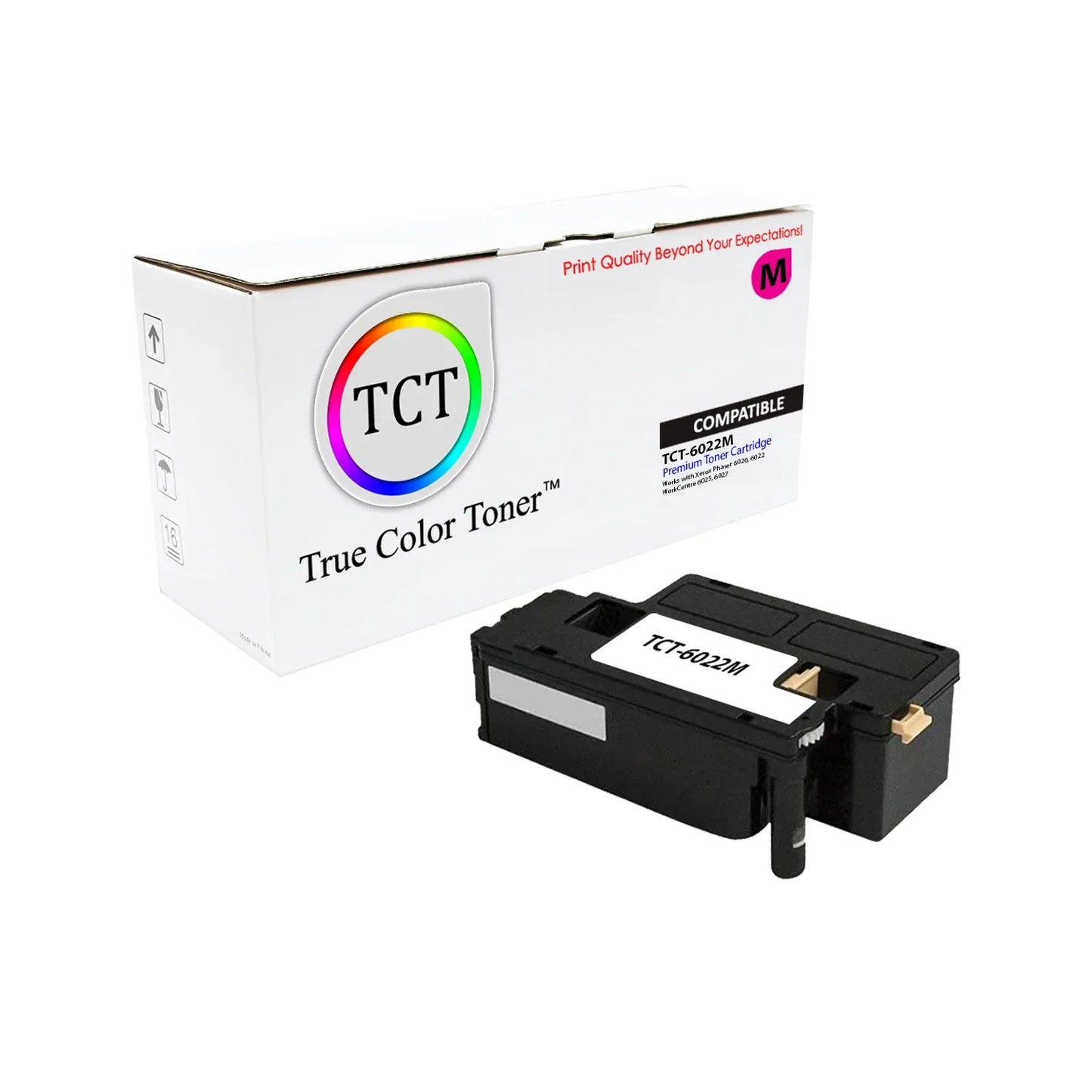 TCT Compatible Toner Cartridge Replacement for the Xerox 6022 Series - 1 Pack Magenta - True Color Toner