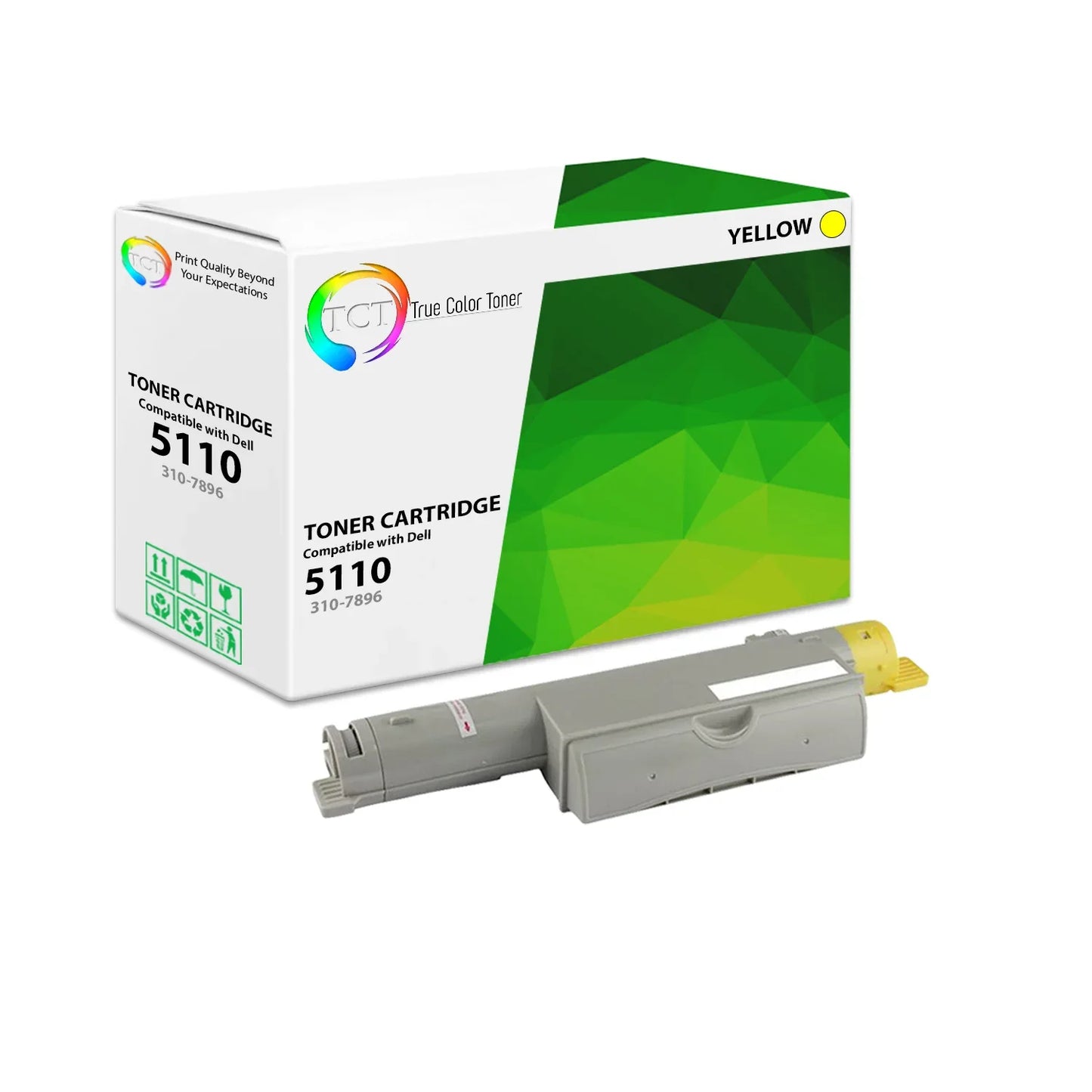 TCT Compatible Toner Cartridge Replacement for the Dell 5110 Series - 3 Pack (C, M, Y) - True Color Toner