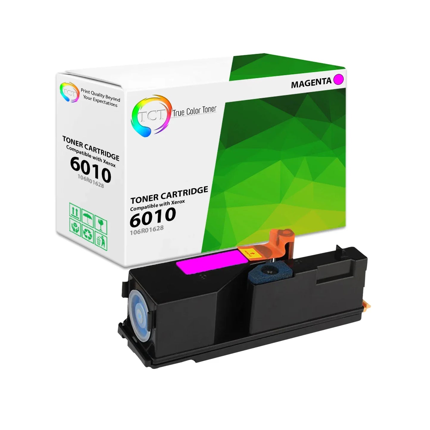 TCT Compatible Toner Cartridge Replacement for the Xerox 6010 Series - 1 Pack Magenta - True Color Toner