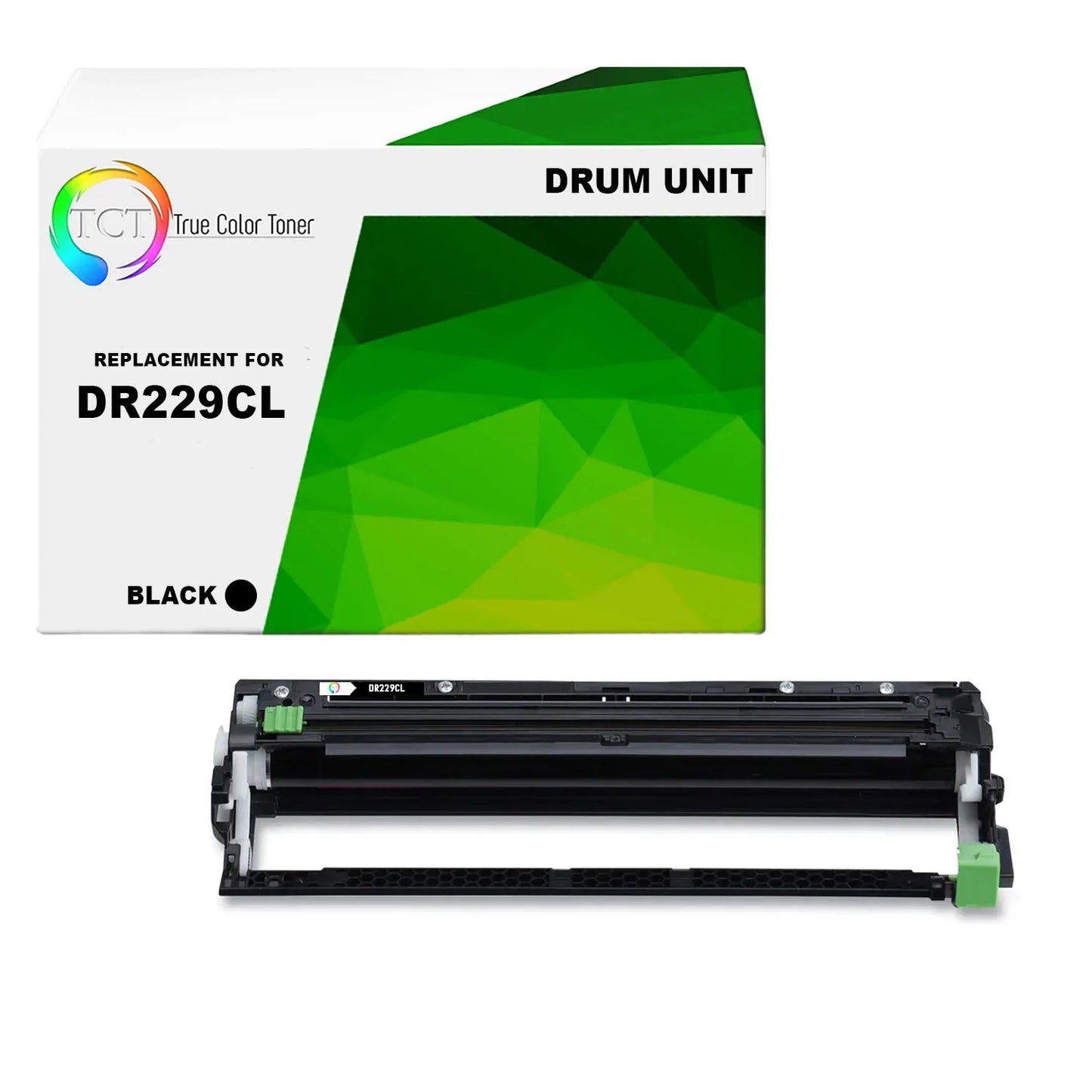 TCT DR229 Drum Unit - Premium Compatible Replacement for Brother DR229 DR229CL Black - True Color Toner