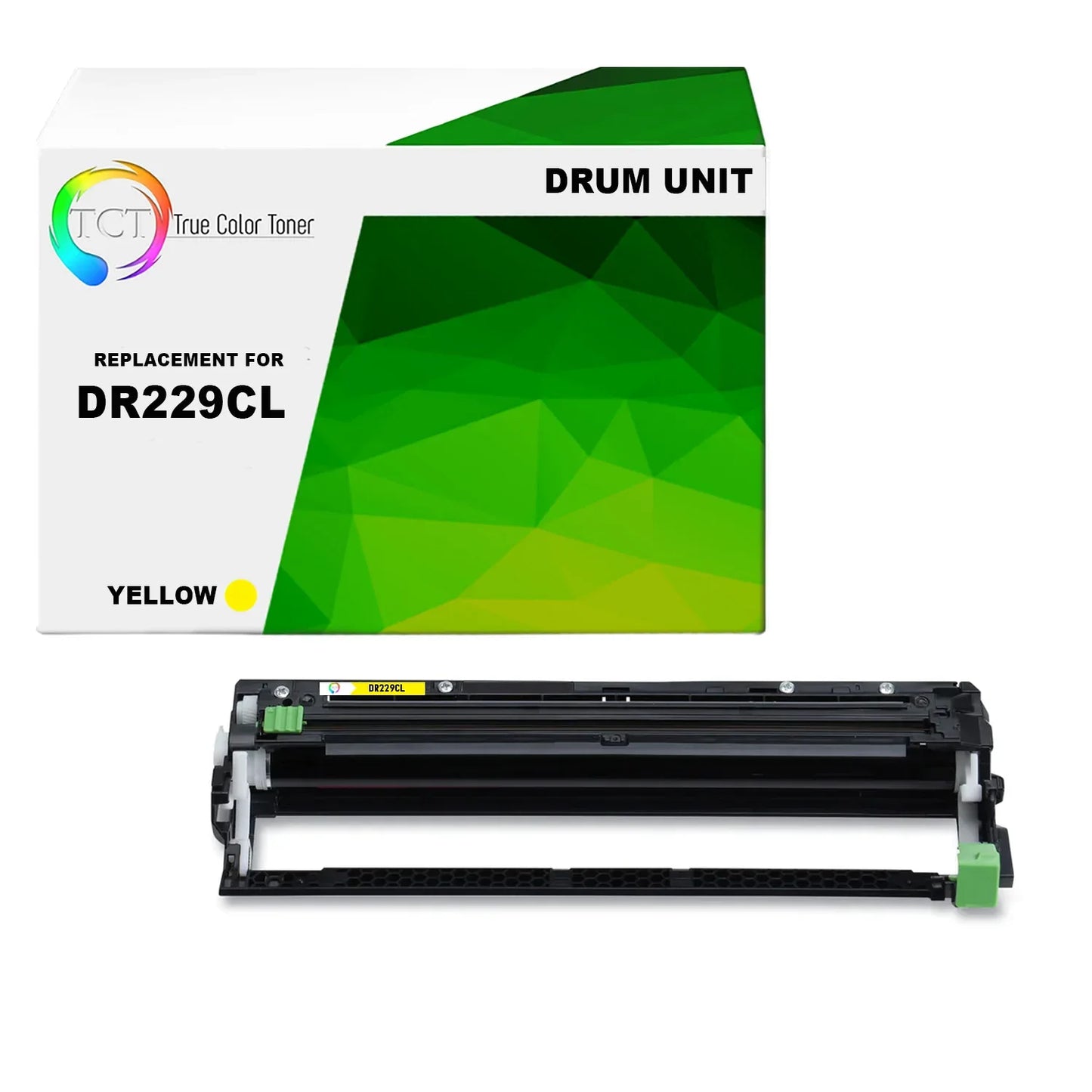TCT DR229 Drum Unit - Premium Compatible Replacement for Brother DR229CL Yellow - True Color Toner