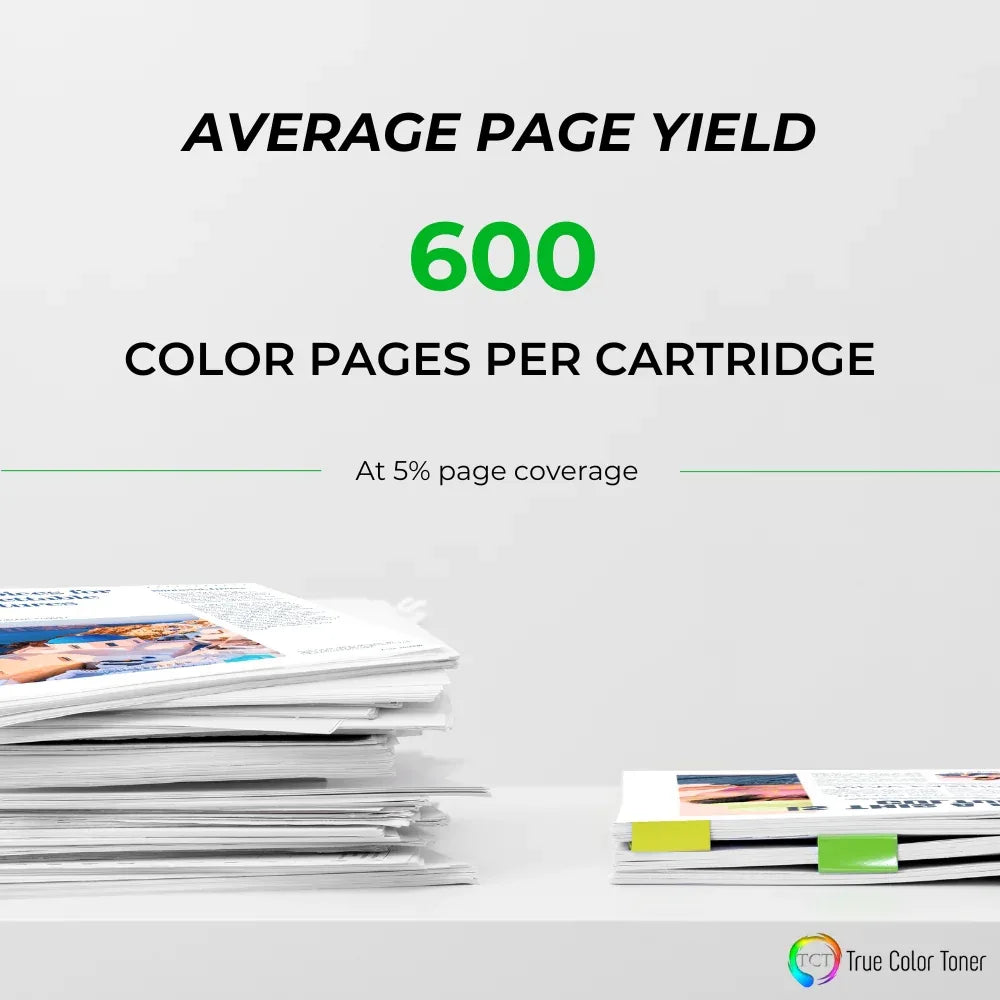 TCT LC501XL Color Ink Cartridge 3-Pack High Yield (C/M/Y) – Compatible Replacement for Brother MFC-J1260DW J1360DW J1410DW Printers - True Color Toner