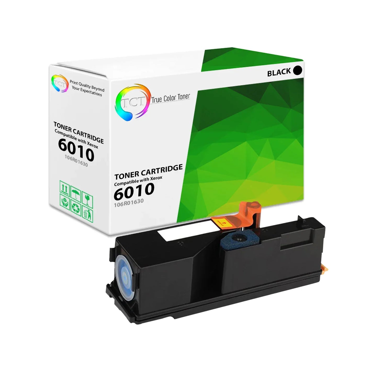 TCT Compatible Toner Cartridge Replacement for the Xerox 6010 Series - 1 Pack Black - True Color Toner