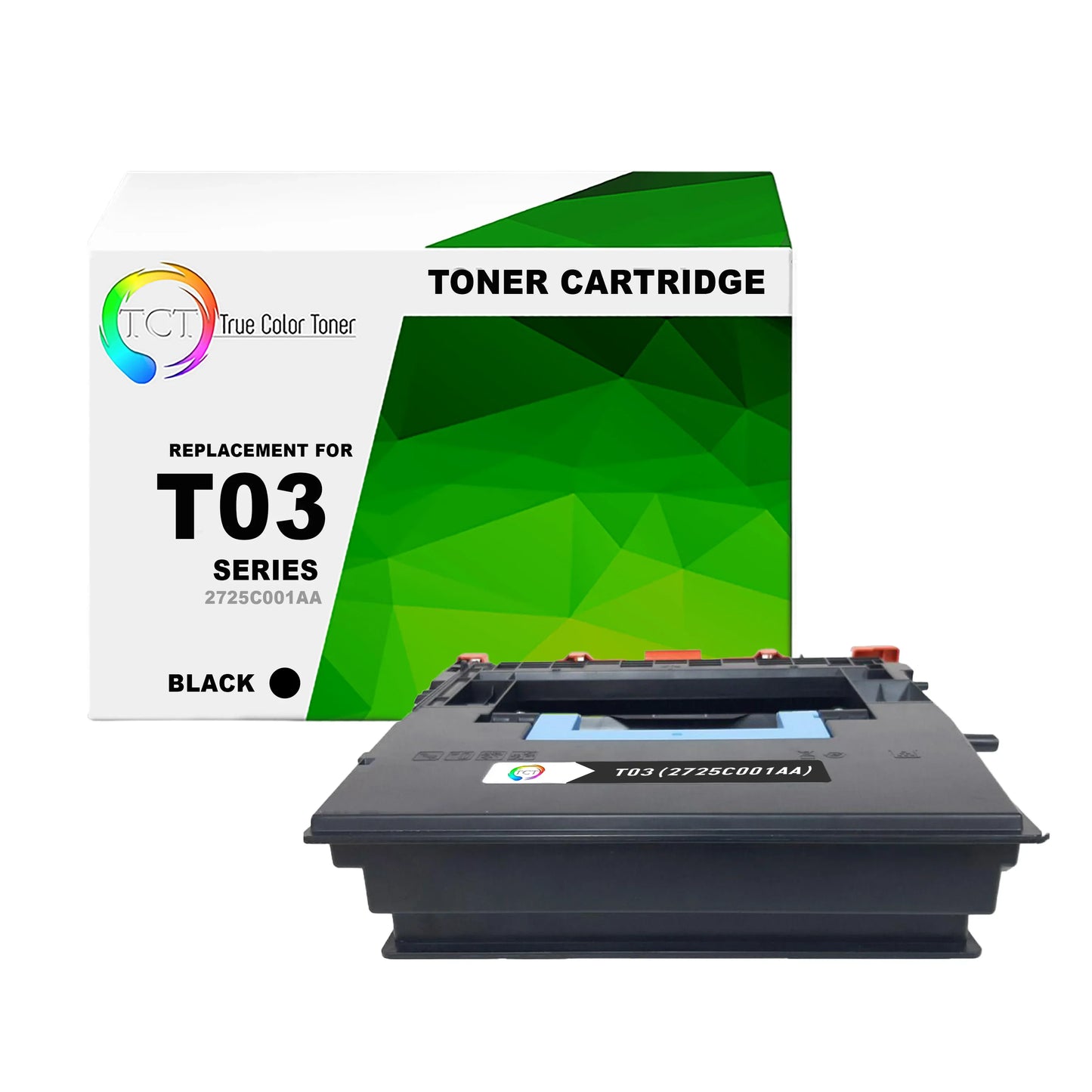 TCT T03 Toner Cartridge - Premium Compatible Replacement for Canon T03 2725C001AA Black - True Color Toner