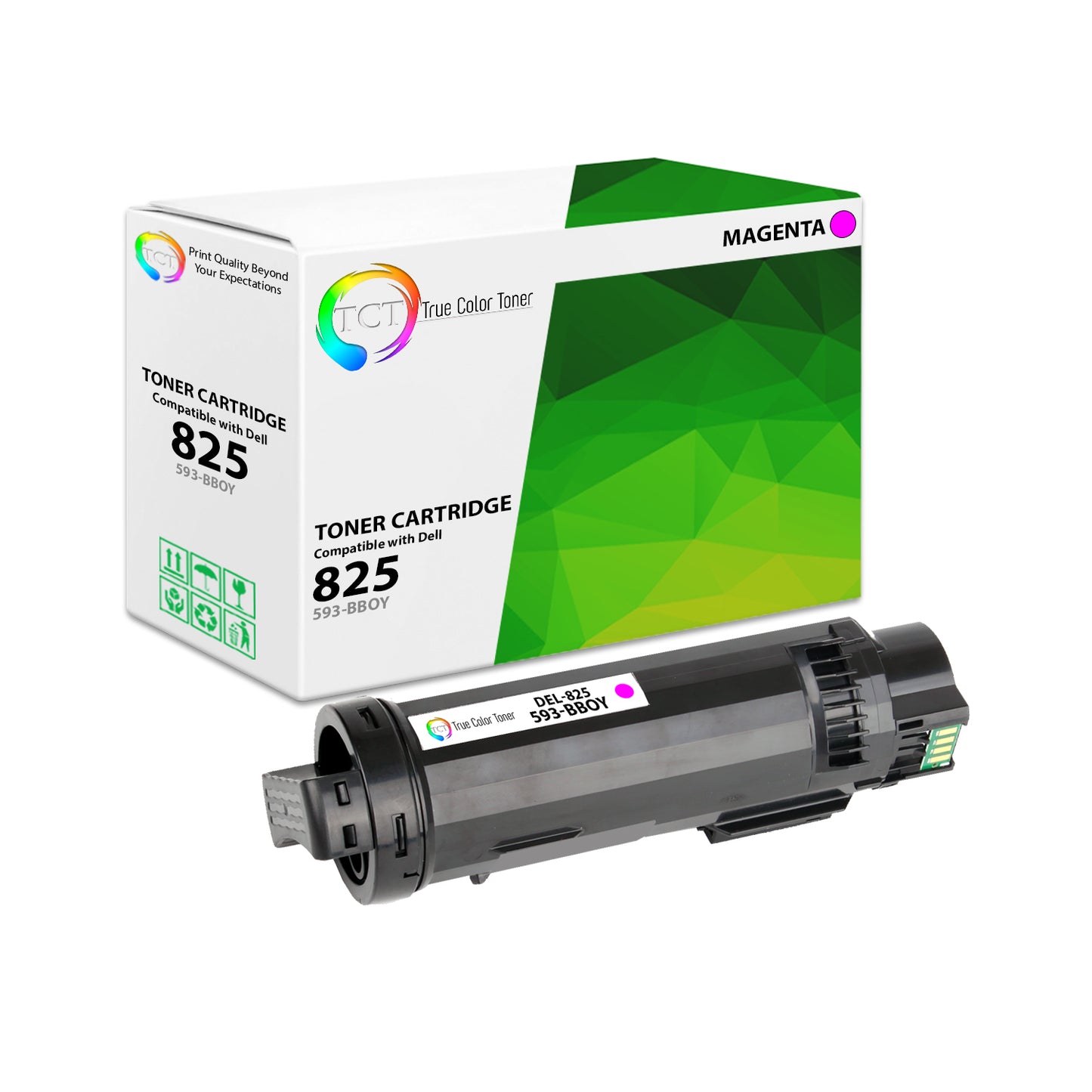 TCT Compatible Toner Cartridge Replacement for the Dell 825 Series - 1 Pack Magenta