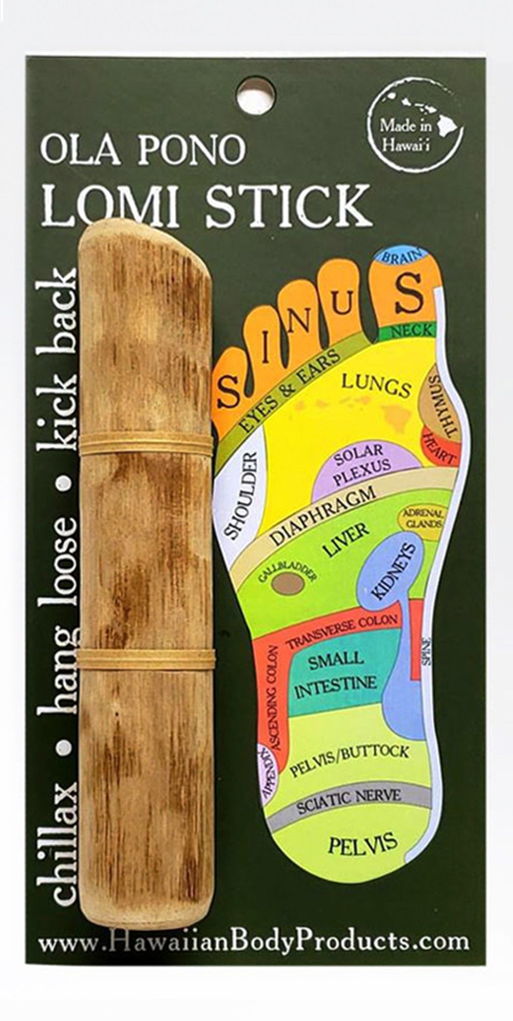 Ola Tropical Apothecary Lomi Stick - 6 inch Guava or Waiwi Stick