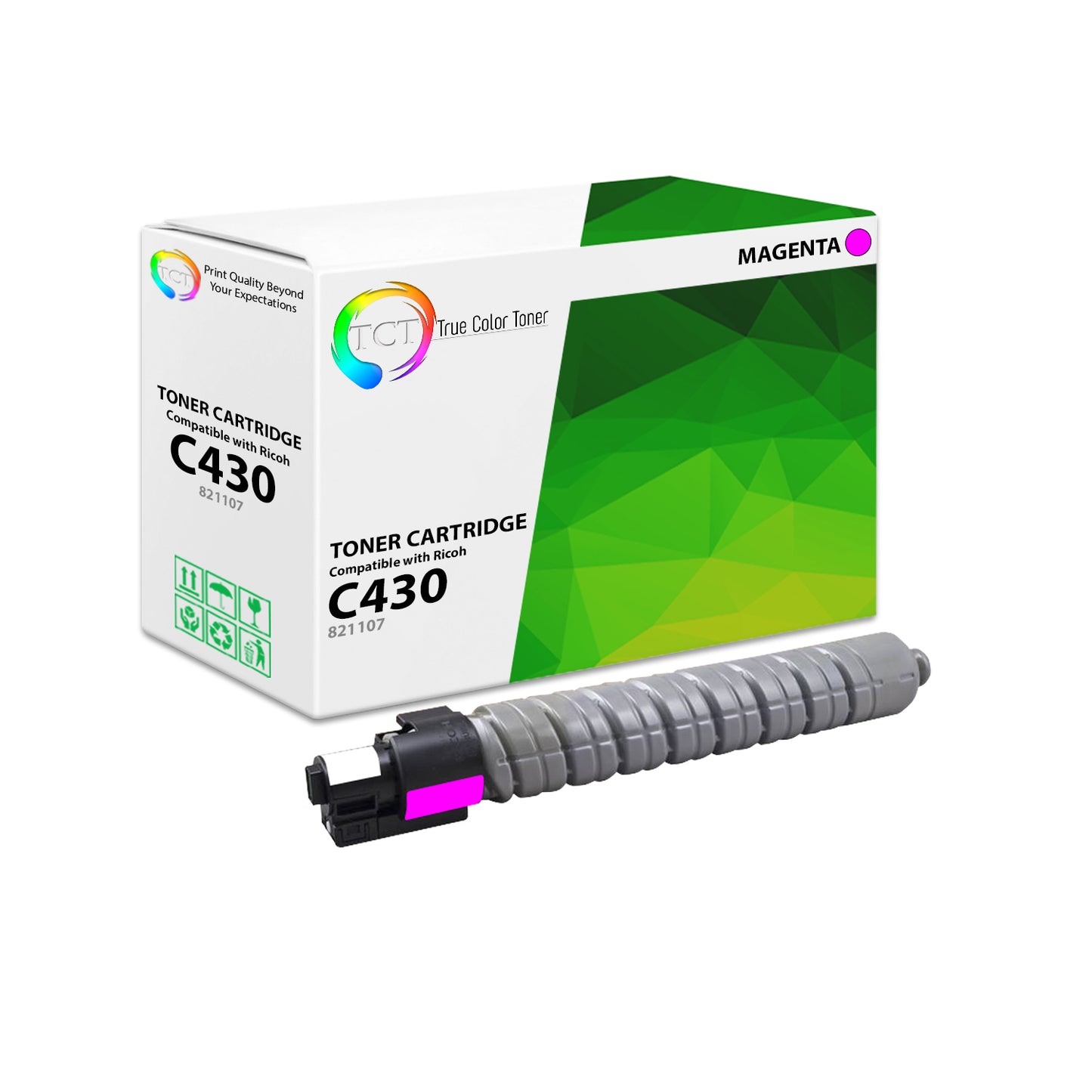TCT Compatible Toner Cartridge Replacement for the Ricoh C430 Series - 1 Pack Magenta