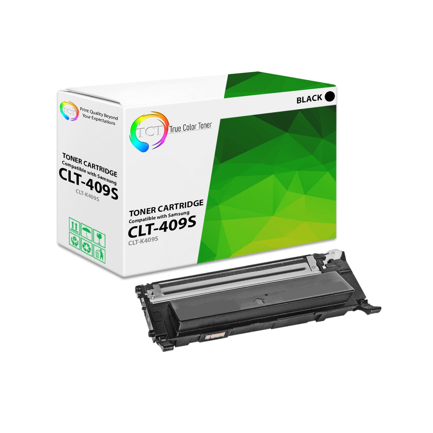 TCT Compatible Toner Cartridge Replacement for the Samsung CLT-490S Series - 1 Pack Black