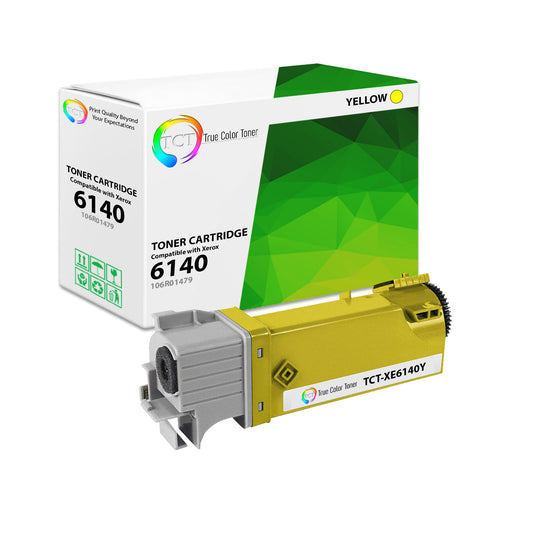 TCT Compatible Toner Cartridge Replacement for the Xerox 6140 Series - 1 Pack Yellow