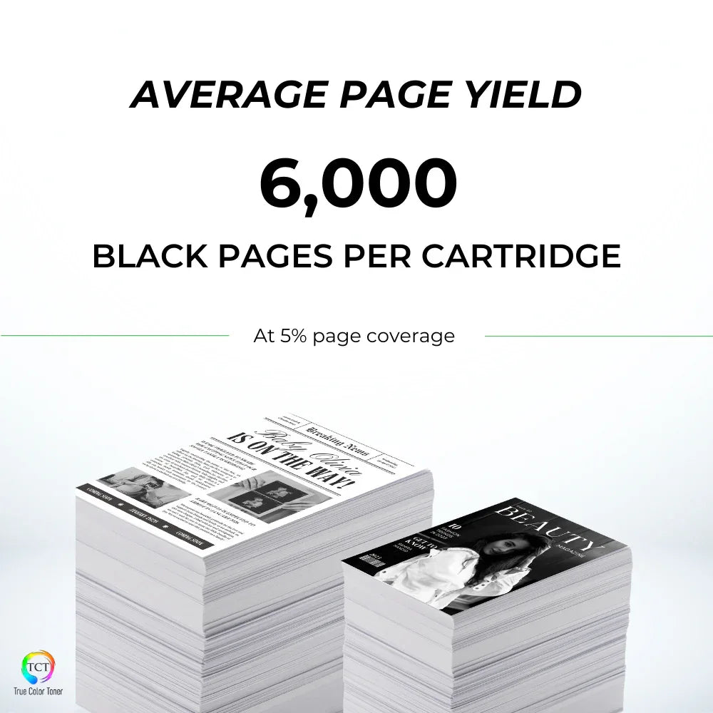 TCT TN315 Black Toner Cartridge - TAA Compliant Compatible Replacement for Brother TN315 TN-315BK Black - True Color Toner