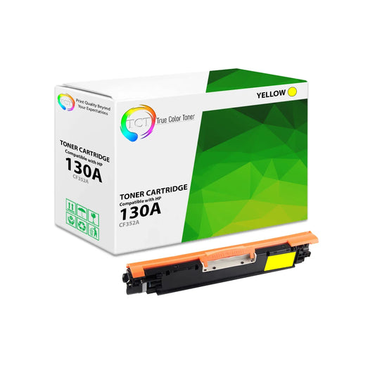 TCT Compatible Toner Cartridge Replacement for the HP 130A Series - 1 Pack Yellow - True Color Toner