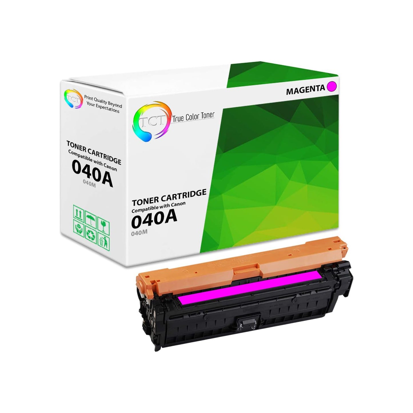 TCT Compatible Toner Cartridge Replacement for the Canon 040 Series - 1 Pack Magenta