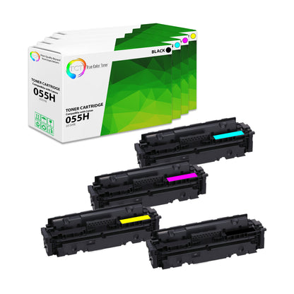 TCT Compatible HY Toner Cartridge Replacement for the Canon 055H Series - 4 Pack (BK, C, M, Y)
