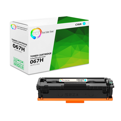 TCT Compatible Toner HY Cartridge Replacement for the Canon 067H Series - 1 Pack Cyan