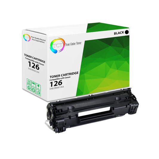TCT Compatible Toner Cartridge Replacement for the Canon 126 Series - 1 Pack Black