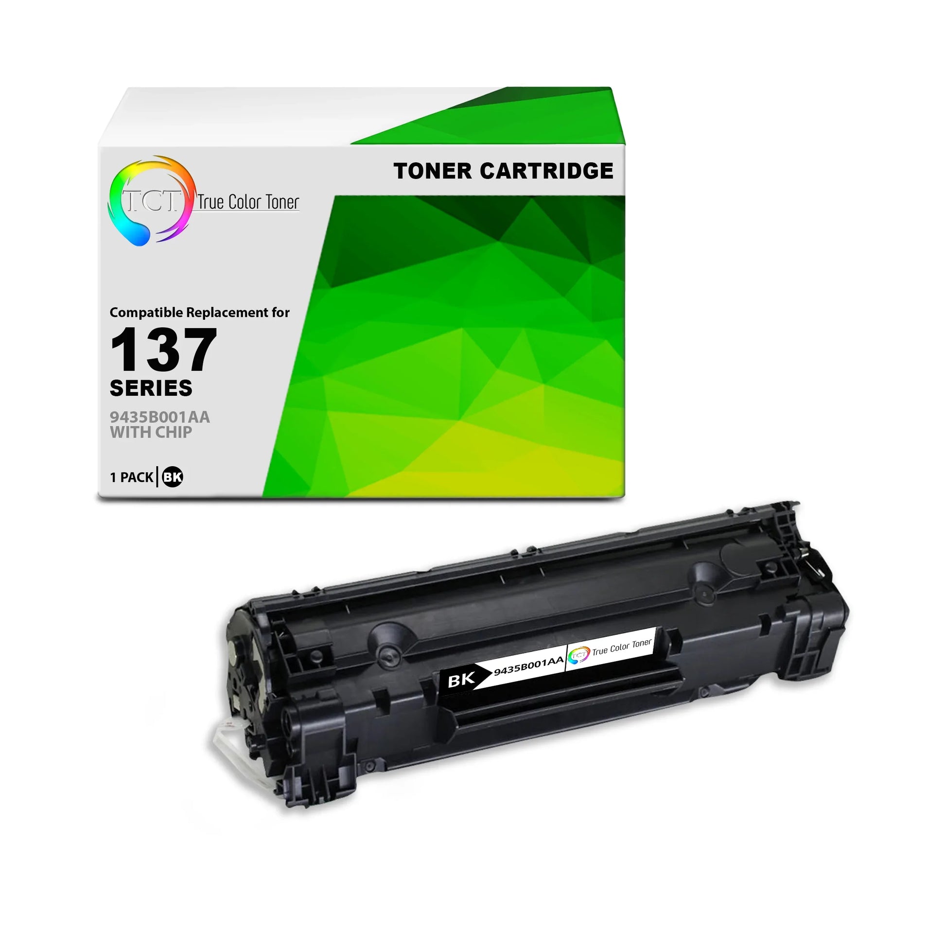 TCT 137 Toner Cartridge - Premium Compatible Replacement for Canon 137 9435B001AA Black - True Color Toner