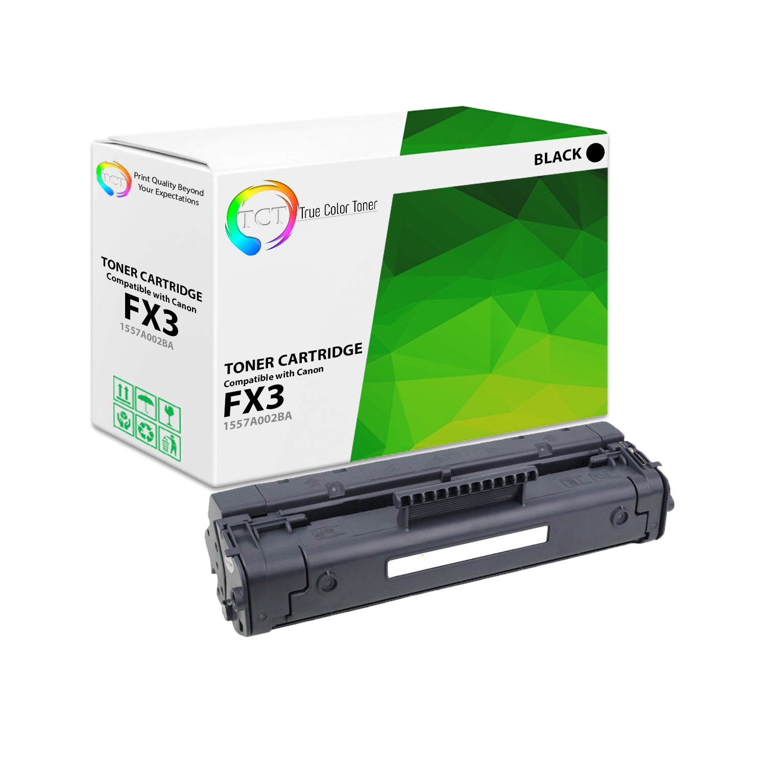 TCT Compatible Toner Cartridge Replacement for the Canon FX3 Series - 1 Pack Black