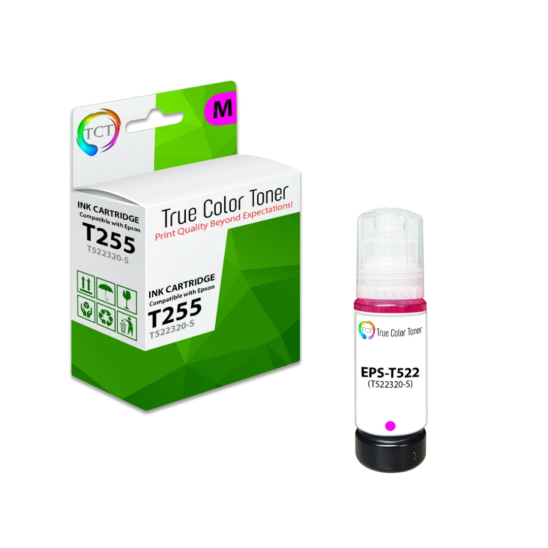 TCT Remanufactured Ink Cartridge Replacement for the Epson T522 Series - 1 Pack Magenta