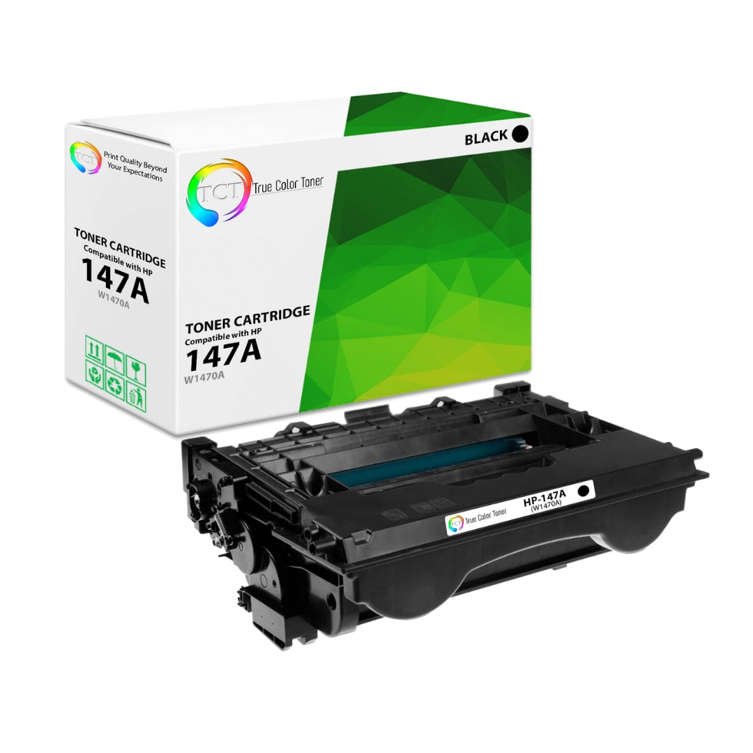 TCT Compatible Toner Cartridge Replacement for the HP 147A Series - 1 Pack Black