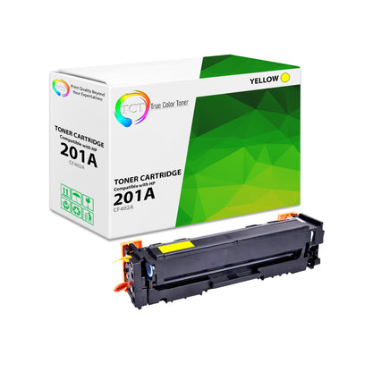 TCT Compatible Toner Cartridge Replacement for the HP 201A Series - 1 Pack Yellow