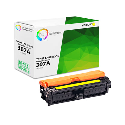 TCT Compatible Toner Cartridge Replacement for the HP 307A Series - 1 Pack Yellow