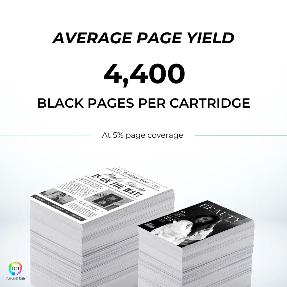 TCT 312X Black Toner Cartridge - TAA Compliant Compatible Replacement for HP 312X CF380X High Yield - True Color Toner