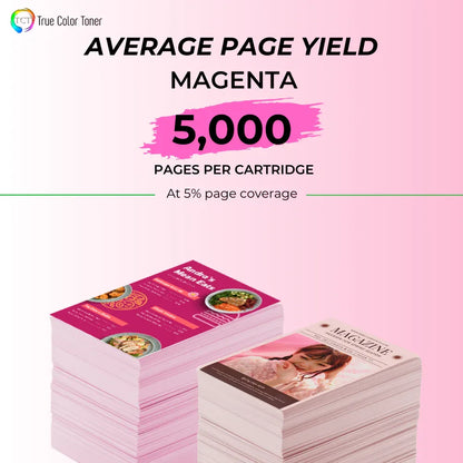 TCT 410X Magenta Toner Cartridge - TAA Compliant Compatible Replacement for HP 410X CF413X High Yield - True Color Toner