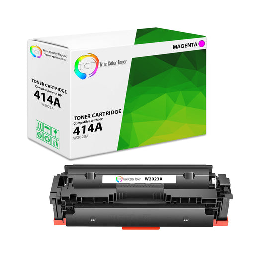 TCT Compatible Toner Cartridge Replacement for the HP 414A Series - 1 Pack Magenta