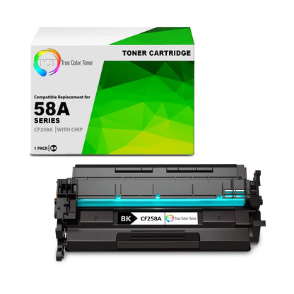 TCT 58A Toner Cartridge - Premium Compatible Replacement for HP 58A CF258A Black - True Color Toner