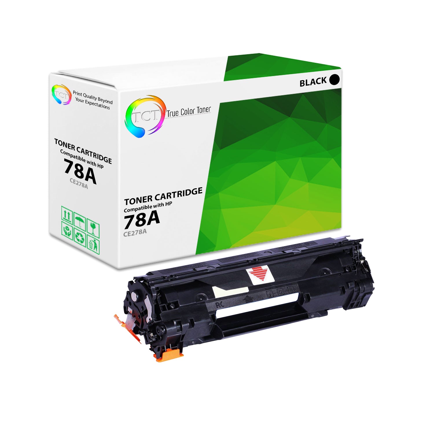 TCT Compatible Toner Cartridge Replacement for the HP 78A Series - 1 Pack Black