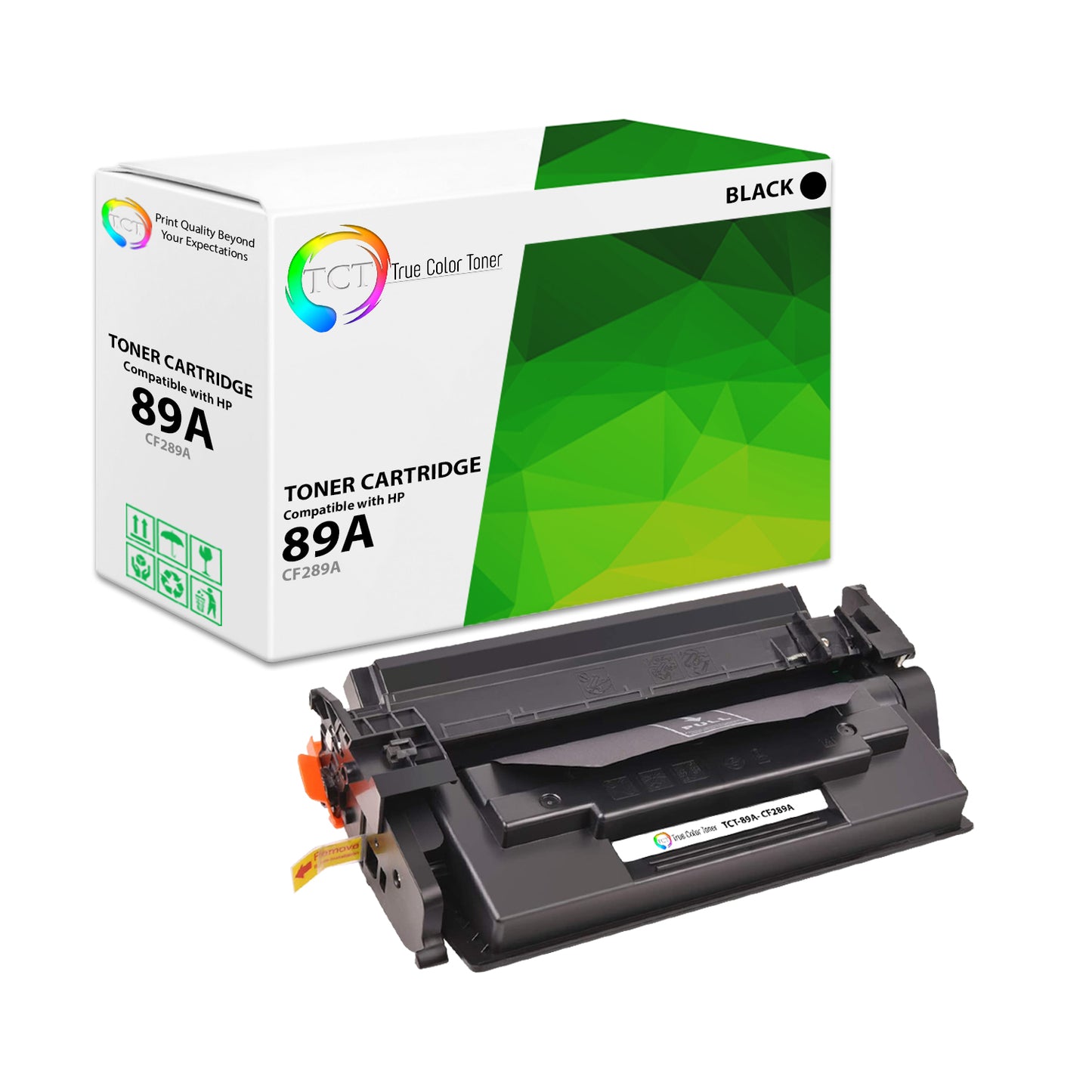 TCT Compatible Toner Cartridge Replacement for the HP 89A Series - 1 Pack Black