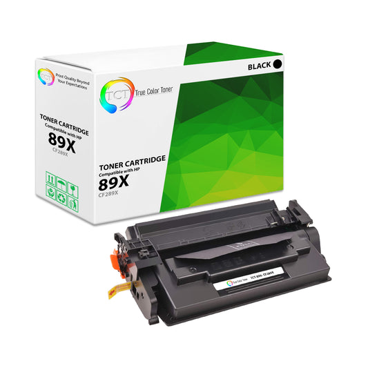 TCT Compatible High Yield Toner Cartridge Replacement for the HP 89X Series - 1 Pack Black