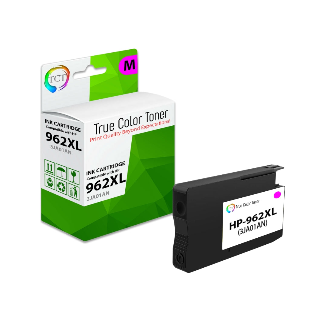 TCT Compatible High Yield Ink Cartridge Replacement for the HP 962XL Series - 1 Pack Magenta