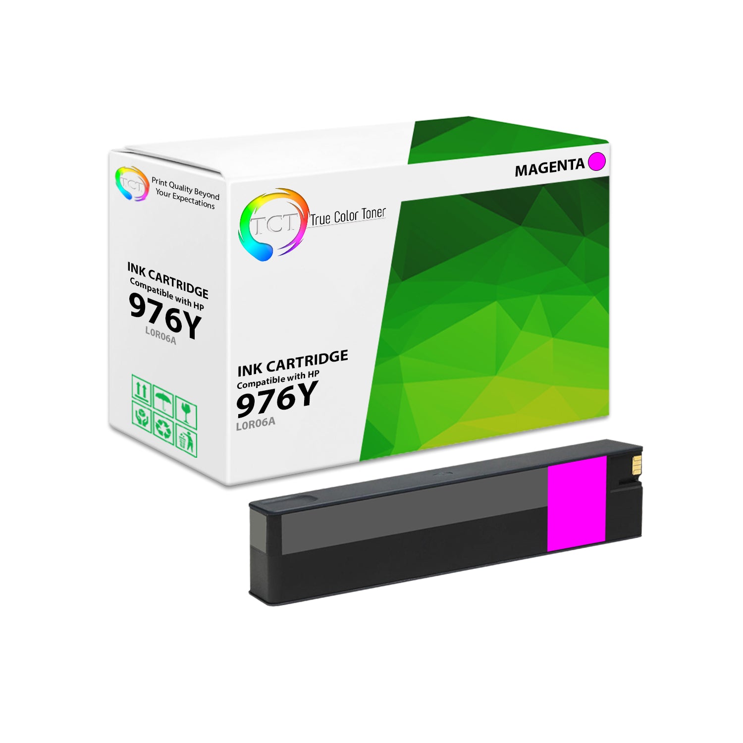 TCT Compatible Extra High Yield Ink Cartridge Replacement for the HP 976Y Series - 1 Pack Magenta