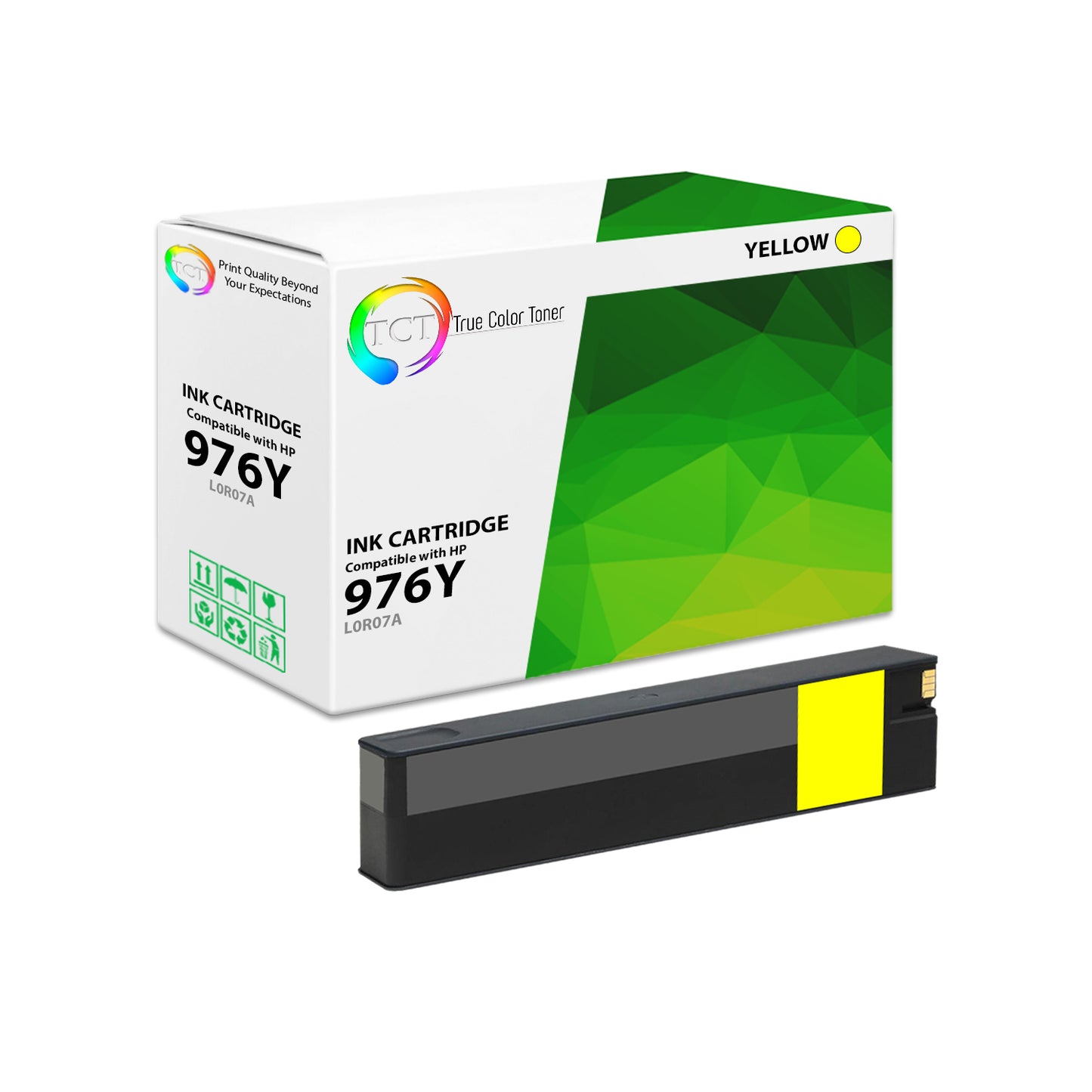 TCT Compatible Extra High Yield Ink Cartridge Replacement for the HP 976Y Series - 1 Pack Yellow