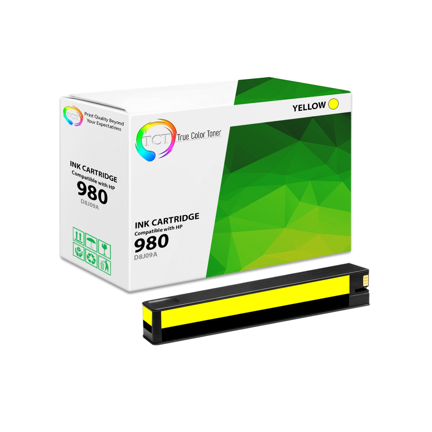 TCT Compatible Ink Cartridge Replacement for the HP 980 Series - 1 Pack Yellow