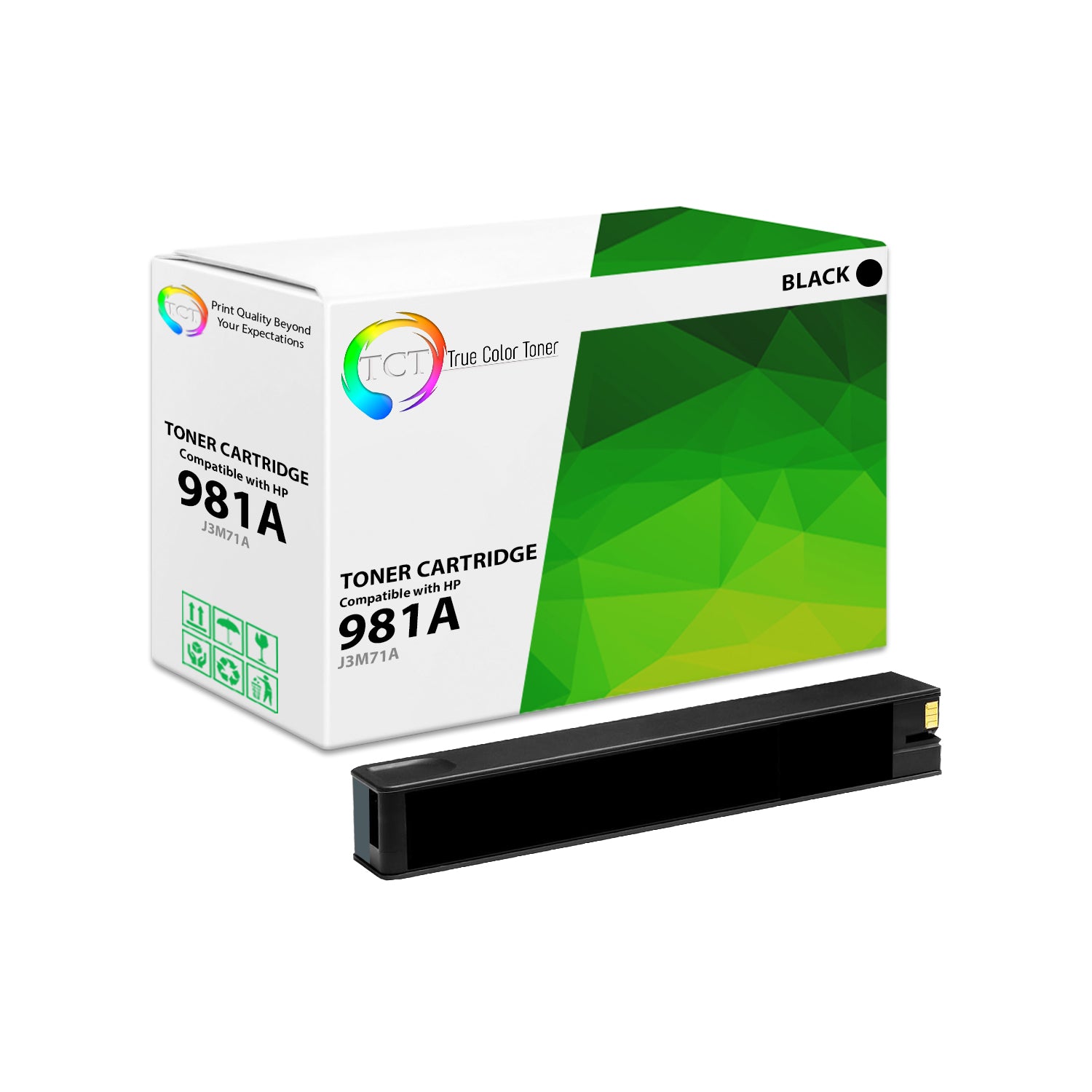 TCT Compatible Ink Cartridge Replacement for the HP 981A Series - 1 Pack Black