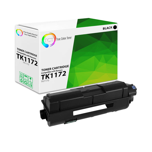TCT Compatible Toner Cartridge Replacement for the Kyocera TK-1172 Series - 1 Pack Black