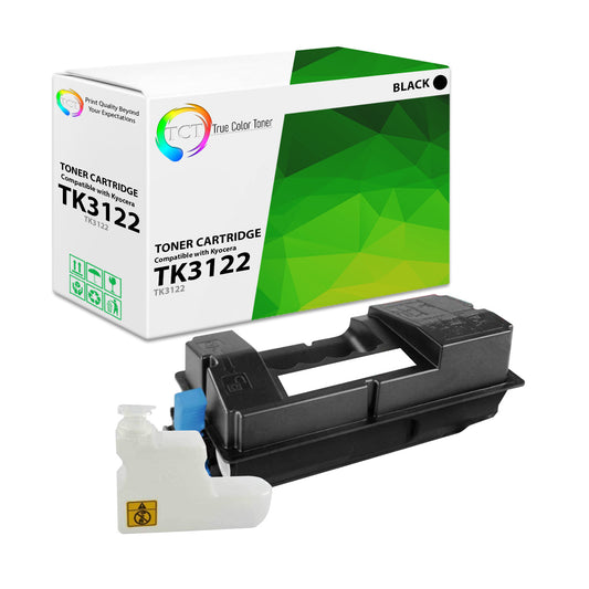 TCT Compatible Toner Cartridge Replacement for the Kyocera TK-3122 Series - 1 Pack Black