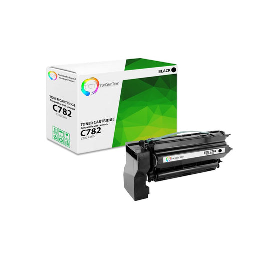 TCT Remanufactured Extra HY Toner Cartridge Replacement for the Lexmark C782 Series - 1 Pack Black
