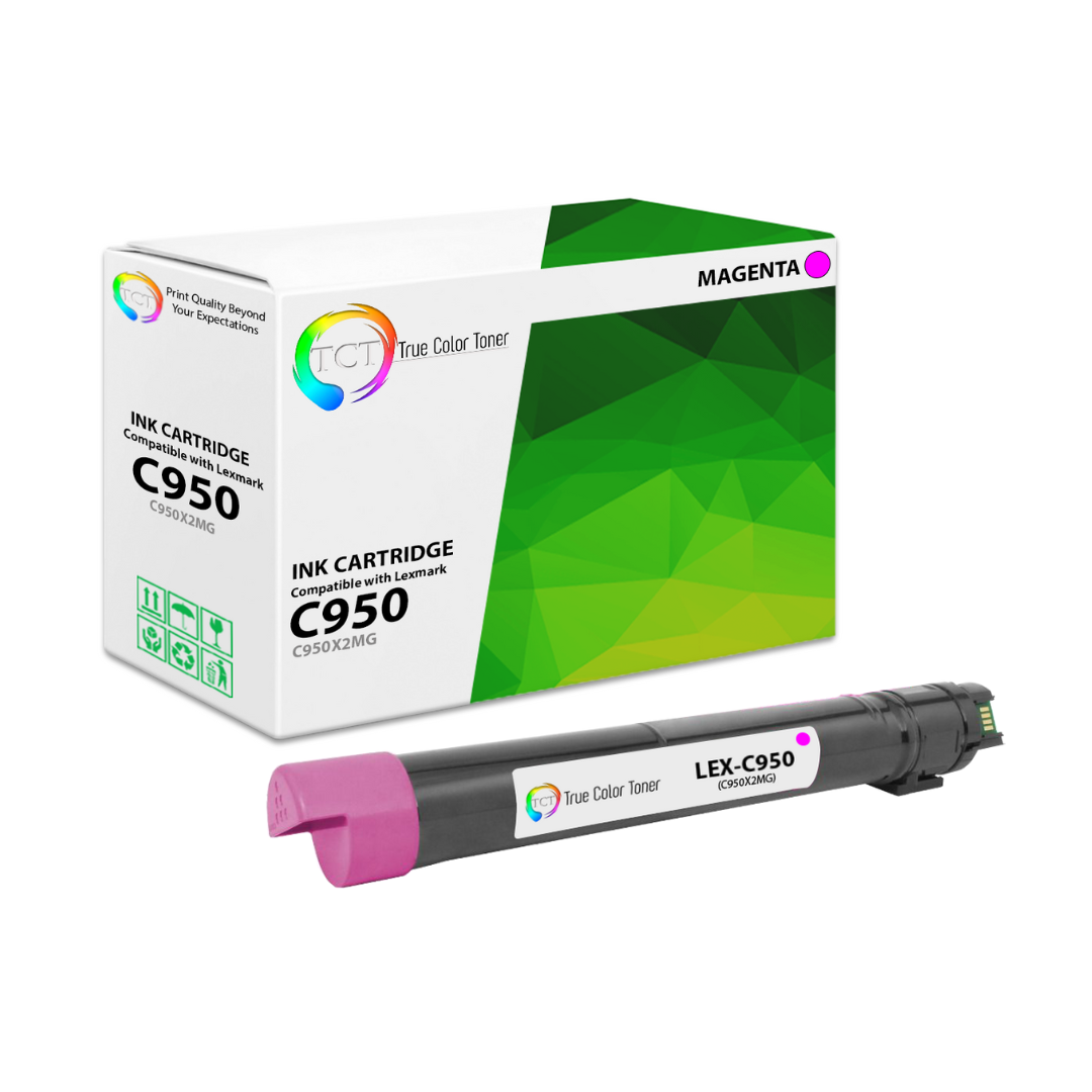 TCT Remanufactured HY Toner Cartridge Replacement for the Lexmark C950 Series - 1 Pack Magenta
