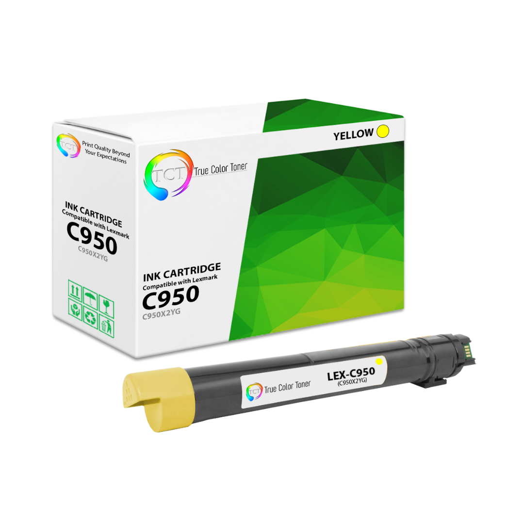 TCT Remanufactured HY Toner Cartridge Replacement for the Lexmark C950 Series - 1 Pack Yellow