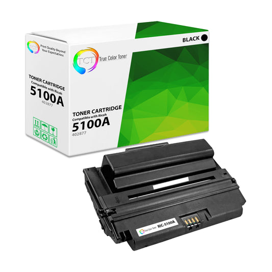 TCT Compatible Toner Cartridge Replacement for the Ricoh 5100A Series - 1 Pack Black