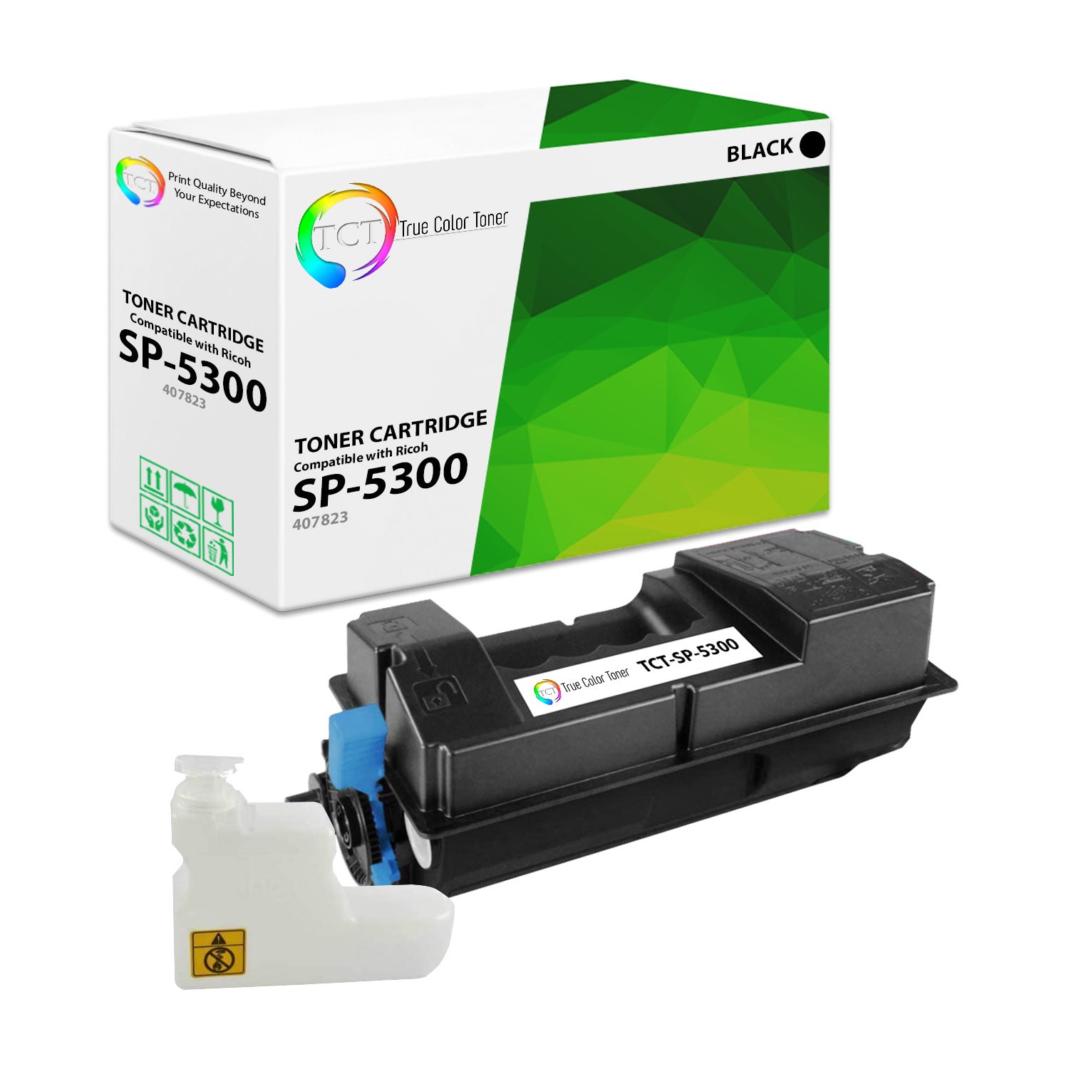 TCT Compatible Toner Cartridge Replacement for the Ricoh SP-5300 Series - 1 Pack Black