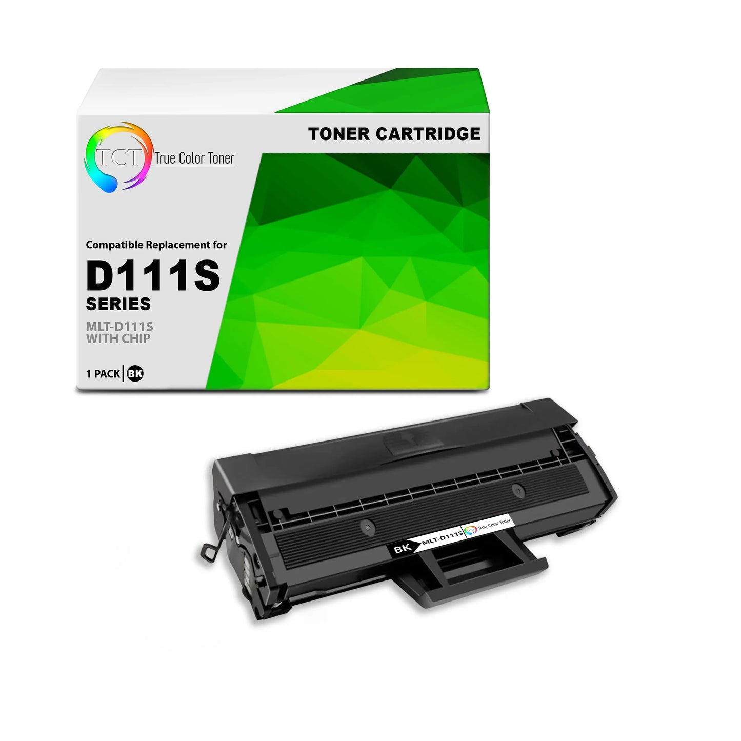 TCT D111S Toner Cartridge - Premium Compatible Replacement for Samsung MLT-D111S Black - True Color Toner