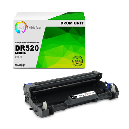 TCT DR520 TAA Compliant Drum Unit - Premium Compatible Replacement for Brother DR-520 DR520 - True Color Toner