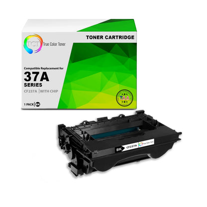 TCT 37A Toner Cartridge - TAA Compliant Compatible Replacement for HP 37A CF237A Black - True Color Toner