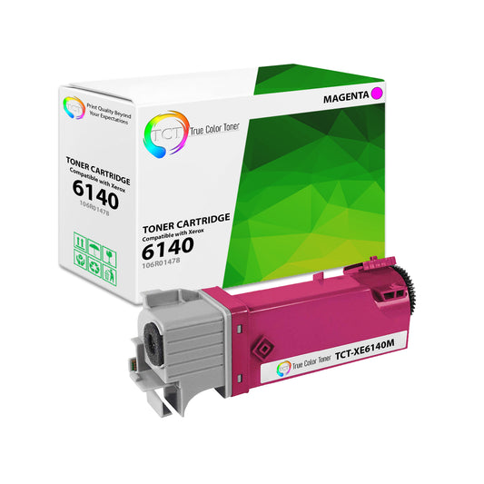 TCT Compatible Toner Cartridge Replacement for the Xerox 6140 Series - 1 Pack Magenta